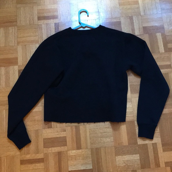 Black Los Angels Crop Top - Picture 2 of 2